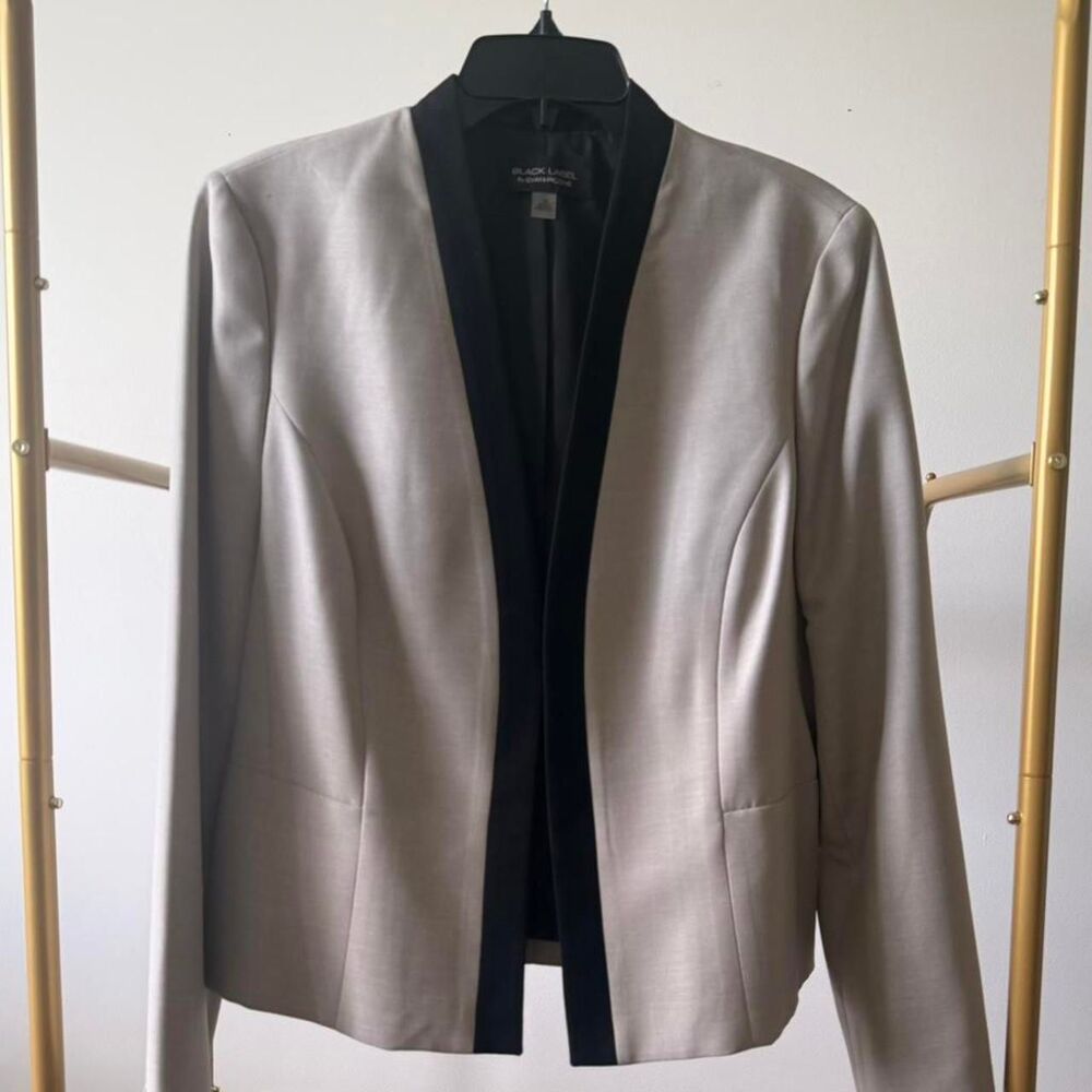 Evan-picone Women's Grey and Silver Tailored-jackets